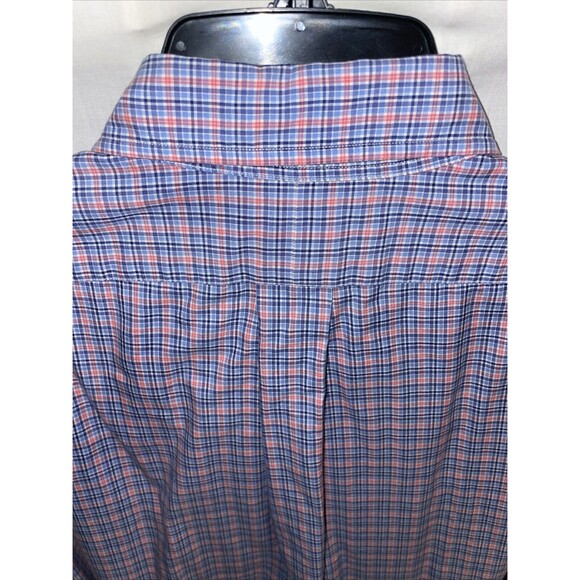 Polo Ralph Lauren Men’s Dress Shirt Size Large Blue Pink Striped Business Formal - Picture 9 of 12